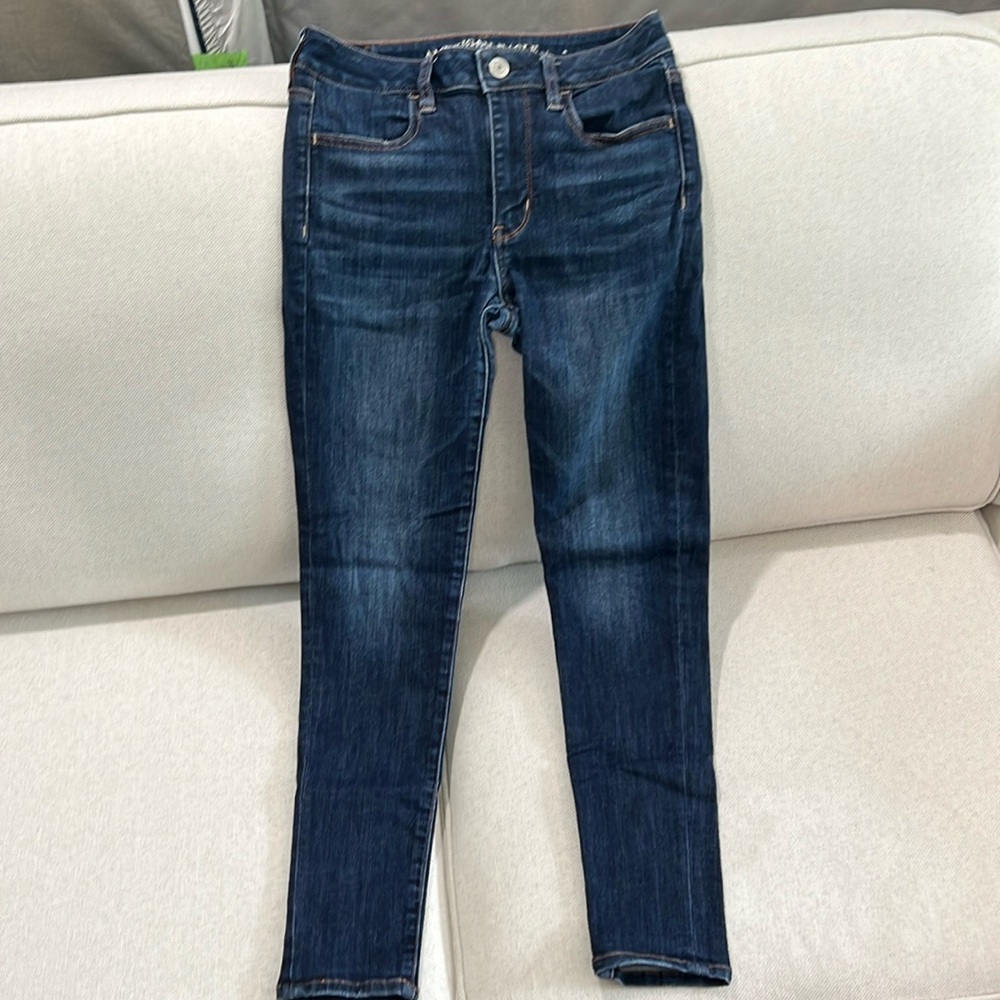 American Eagle High Rise Jegging - Dark Wash